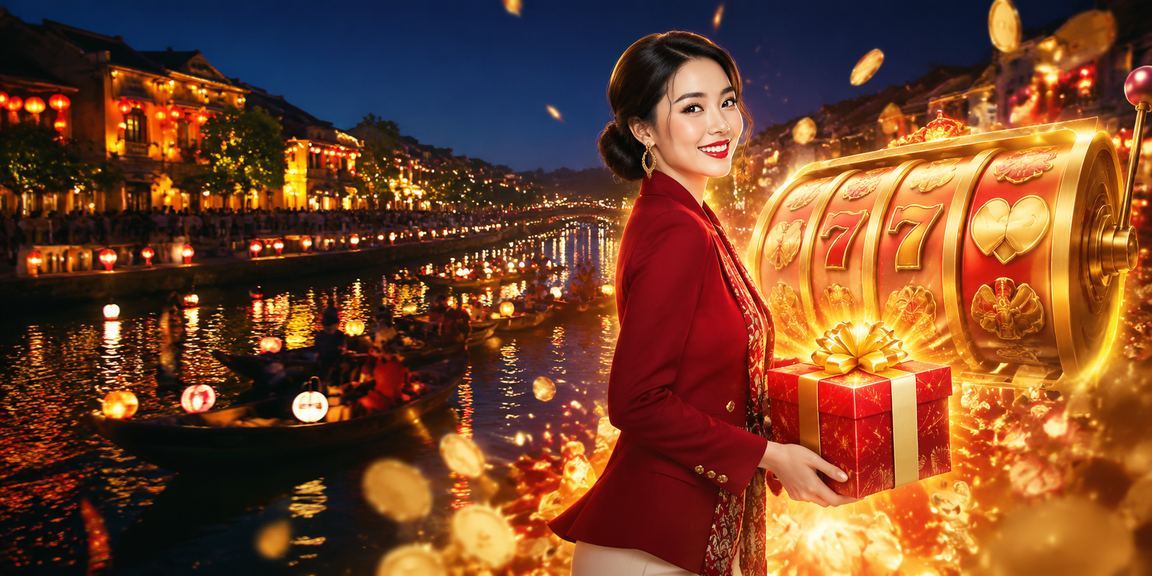 Không khí lễ hội giải trí trực tuyến tại Hội An với ánh đèn lồng rực rỡ